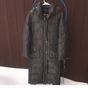 Braetan Women's Charcoal Hooded Puffer Jacket